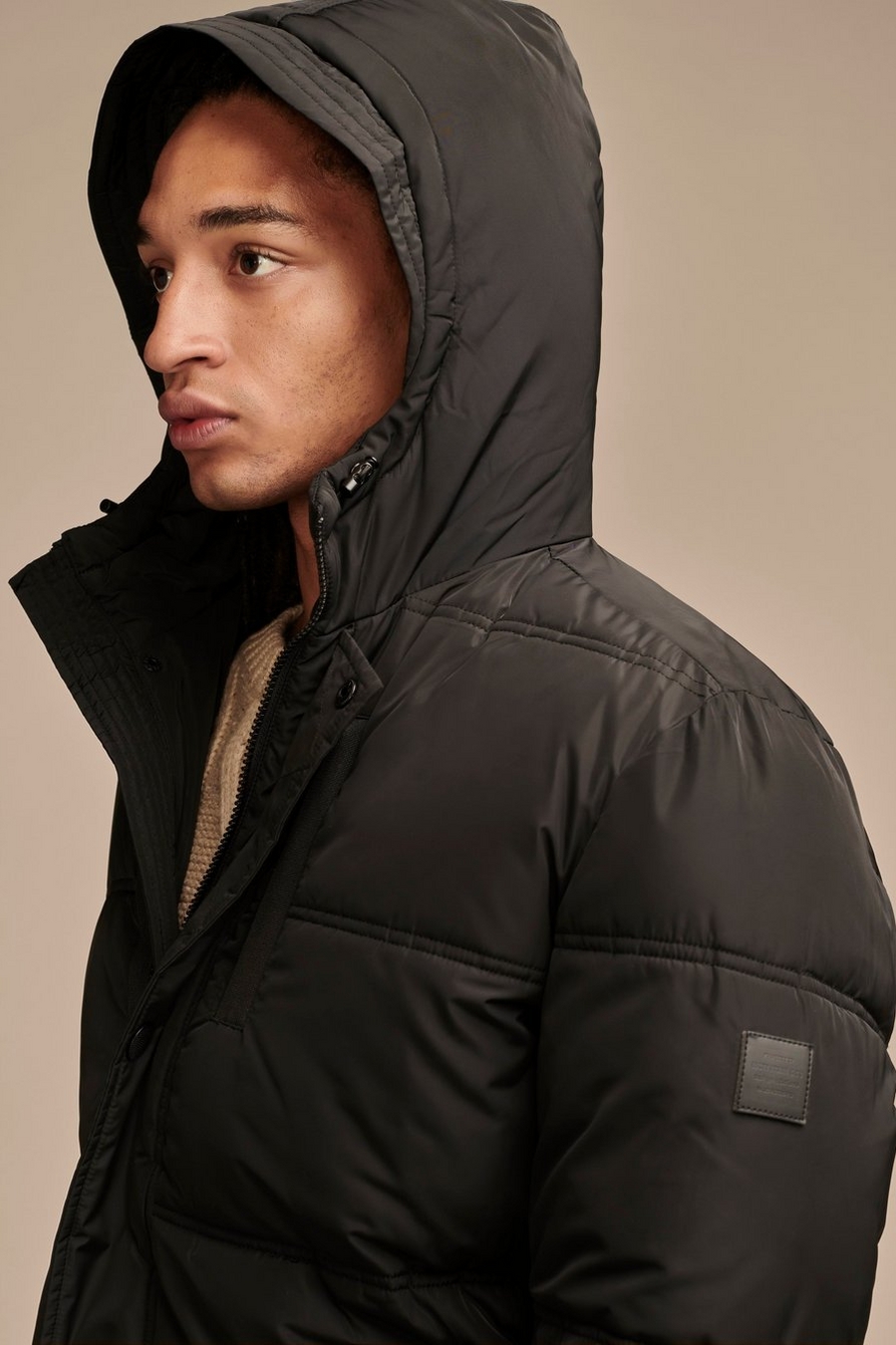 davis hooded puffer